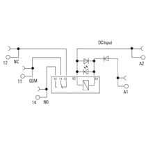 Acoplador Relé 12Vcc 1Rev TRZ12VDC1CO Weidmuller Conexel