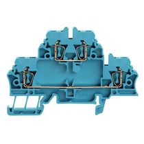 Conector Passagem Gramp Azul 500V 20A 2,5Mm2 ZDK2.5BL Weidmuller Conexel