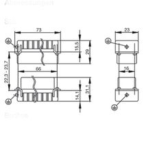 Porta Contato Fêmea 16P Hdc HDCHA16FS Weidmuller Conexel