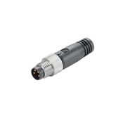 Conector Sensor Fêmea Reto Tetrapolar M12 1955340000 Weidmuller Conexel