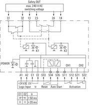 1319280000 Relé Segurança Scs 24Vdc P2Sil3Es SCS24VDCP2SIL3ES Weidmuller Conexel