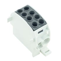 Bloco Distribuição Barra Monopolar 202A 1000V Preto WPD1022X352X25BK Weidmuller Conexel