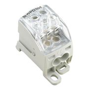 Bloco Distribuição Barra 101A 1000V Cinza WPD1041X25+1X162X16+3X10GY Weidmuller Conexel