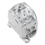 Bloco Distribuição Barra Bipolar 160A 600V WPD1061X702X25+3X16GY Weidmuller Conexel