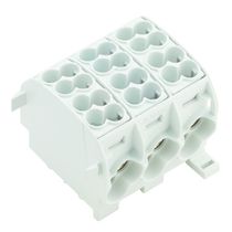 Bloco Distribuição Barra Tripolar 152A 1000V Czcl WPD3012X252X163XGY Weidmuller Conexel