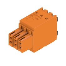Conector Circuito Impulso 6P 300V 9,5A Laranja Estan 180G 3,5Mm Enc B2Cf B2CF3.5006180SNORBX Weidmuller Conexel