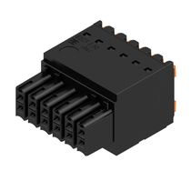 Conector Circuito Impulso 12P 300V 9,5A Preta Estan 180G 3,5Mm Enc B2CF 3.50/12/180 SN BK BX Weidmuller Conexel