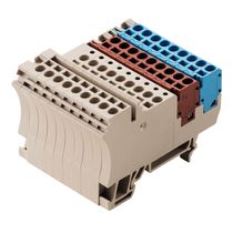 Conector Multiplo Parafuso Wemid 300V 10A 1,5Mm2 Zia 1.5/3L 1 ZIA 1.5/3L 1 Sem 8/KB Weidmuller Conexel