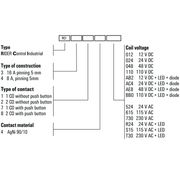 Relé Industrial Plug-In 24Vcc 8A 3Na RCI424AC4 Weidmuller Conexel