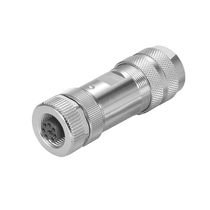 Conector Sensor Fêmea Reto Sem Sinalizacao 8P M12 Sem Cabo Saib SAIBM-8/11S-M12 Weidmuller Conexel