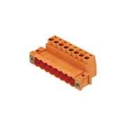 Conector Circuito Impulso 9P 300V 10A Laranja Plug-In Sls 5.08/09/180F S SLS 5.08/09/180F SN OR Weidmuller Conexel