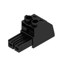 Conector Circuito Impulso Bipolar 600V 40,5A Preto Estan Plug-In Bvz 7.62Hp BVZ 7.62HP/02/180 SN BK BX Weidmuller Conexel