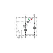 Protetor Surto Vpu I 1+1 R Lcf 280V/12,5Ka 1352050000 VPUI1+1RLCF280V12,5KA Weidmuller Conexel