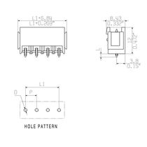 Conector Barramento SL 5.08HC/09/180B 3.2SN OR BX Weidmuller Conexel
