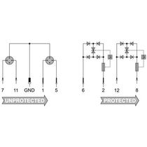 Protetor Surto Vspc 2Cl Hf 12Vdc 8924460000 VSPC2CLHF12VDC Weidmuller Conexel