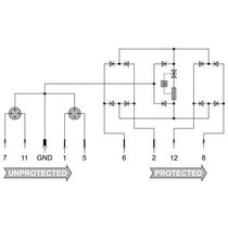 Dps Classe 3 Monopolar 5V 5Vca 6,4Vcc 10Ka Ip20 Laranja Vspc 2Ch Vspcrs VSPCRS4852CH Weidmuller Conexel