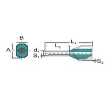 Terminal Ilhos Duplo Com Isolamento 16Mm2 Verde H16,029ZHGN Weidmuller Conexel