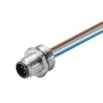 Cabo Com Conector Saie-M12S-4-0.5U-M16 1861090000 Weidmuller Conexel