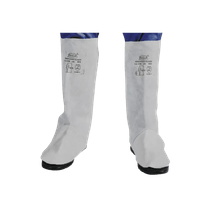 Perneira Raspa Cinza Velcro 400 Mm P40V - CA 13990 - Zanel