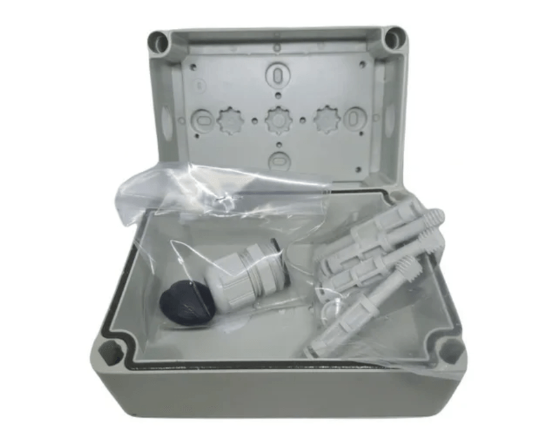 Caixa Alumínio P2/0222-C Cinza 100x160x80 | Dimensional - Dimensional