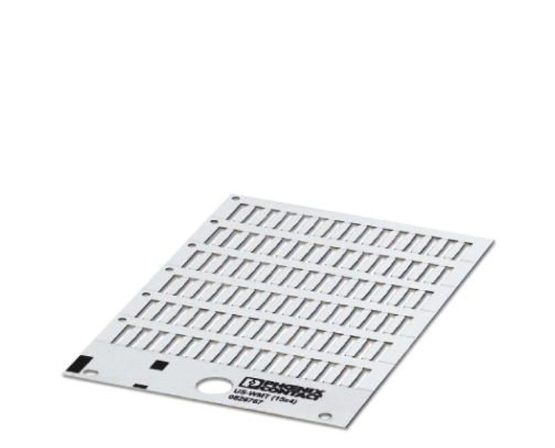 Identificador Porta Identif Pvc Branco C/84Pc | Dimensional