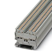 Conector Passagem Poliamida Cinza 0,14 2,5Mm2 500V 17,5A 2,5Mm2 Pt2,5Squa PT2,5SQUATTRO  Phoenix Contact