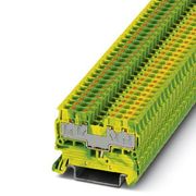 Conector Passagem Poliamida Verde/Amarelo PT2,5SQUATTROPE  Phoenix Contact