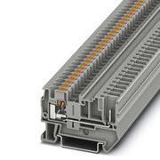 Conector Passagem Poliamida Cinza 4Mm2 800V 32A 0,2 6Mm2 Preto 4/1P PT41P  Phoenix Contact