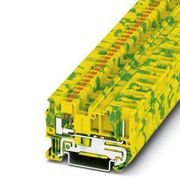 Conector Passagem Poliamida Verde/Amarelo 4Mm2 0,2 6Mm2 Preto 4/1P Pe PT41PPE  Phoenix Contact