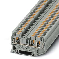 Conector Passagem Poliamida Cinza 32A 4Mm2 PT4TWIN  Phoenix Contact