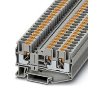 Conector Passagem Poliamida Cinza 0,5 10Mm2 1000V 41A 6Mm2 PT6TWIN  Phoenix Contact