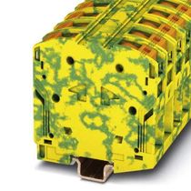 Conector Passagem Poliamida Verde/Amarelo 10 70Mm2 8Kv 50Mm2 PTPOWER50PE  Phoenix Contact