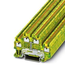 Conector Passagem Poliamida Verde/Amarelo 0,14 A 1,5 Mm2 PTTB1,5SPE  Phoenix Contact