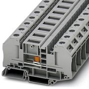 Conector Passagem Poliamida Cinza RT5T  Phoenix Contact