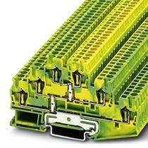 Conector Passagem Terra Poliamida Verde/Amarelo 0,08 4Mm2 Mola ST2,53PE  Phoenix Contact