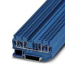 Conector Passagem Poliamida Azul 800V 24A 0,08 4Mm2 ST2,5QUATTROBU  Phoenix Contact
