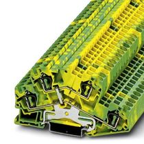 Conector Passagem Poliamida Verde/Amarelo STTBS4PE  Phoenix Contact