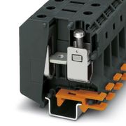 Conector Passagem Parafuso Poliamida Cinza Escuro 50Mm2 1000V 150A 16 70Mm2 TB50I  Phoenix Contact