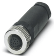 Conector Sensor Fêmea Reto 12 Polos M12 SACCM12FS12SOLPG9M Phoenix Contact