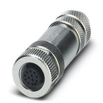 Conector Sensor Fêmea Reto 12 Polos M12 SACCM12FS12SOLPG9MSH Phoenix Contact