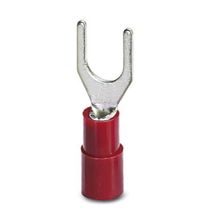 Terminal Forquilhado Com Isolamento 1,5Mm2 Vermelho CFCI1,5M3,5 Phoenix Contact