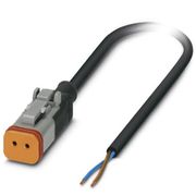 Conector Sensor Fêmea Reto Pu Bipolar Dt06-2S 3M SAC2P3,0PURDTFS Phoenix Contact