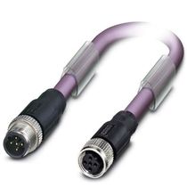 Conector Sensor Reto Ip65 Ip67 Conector M12 2 Pinos Nbr Bipolar M12 SAC2PM12MSB2,0910M12FSB Phoenix Contact