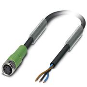 Conector Sensor Fêmea Reto Tripolar M8 3M SAC3P3,0PVCM8FS Phoenix Contact