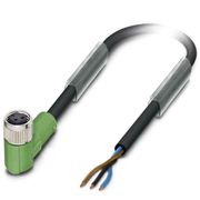 Conector Sensor Fêmea Ang Tripolar M8 5M SAC3P5,0PVCM8FR Phoenix Contact
