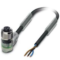 Conector Sensor Fêmea Ang Pu Tripolar M12 10M SAC3P10,0PURM12FR2L Phoenix Contact