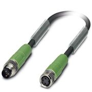Conector Sensor Jumper Macho e Fêmea Reto Pu Tripolar M8 3M Sac3Pm8Ms3,0Pur SAC3PM8MS3,0PURM8FSSH Phoenix Contact