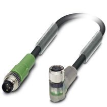 Conector Sensor Ang Macho e Fêmea Reto Tripolar M8 1,5M Sac3Pm8Ms1,5Purm8Fr SAC3PM8MS1,5PURM8FR2L Phoenix Contact