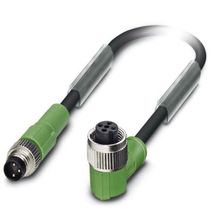 Conector Sensor Jumper Macho e Fêmea Rt/Ang Pu Tripolar M8-M12 1,5M Sac3Pm8 SAC3PM8MS1,5PURM12FR Phoenix Contact