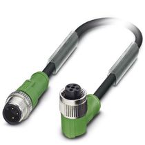 Conector Sensor Macho e Fêmea Rt/Ang Pu Tripolar M12 0,6M Sac3Pm12Ms0,6Purm SAC3PM12MS0,6PURM12FR Phoenix Contact